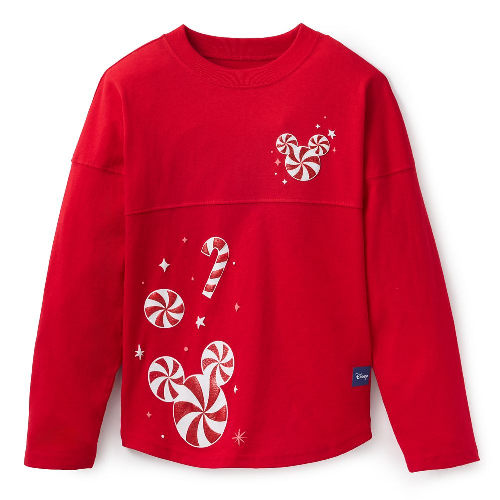 Mickey Mouse Icon Peppermint Swirl Spirit Jersey for Kids | Disney Store