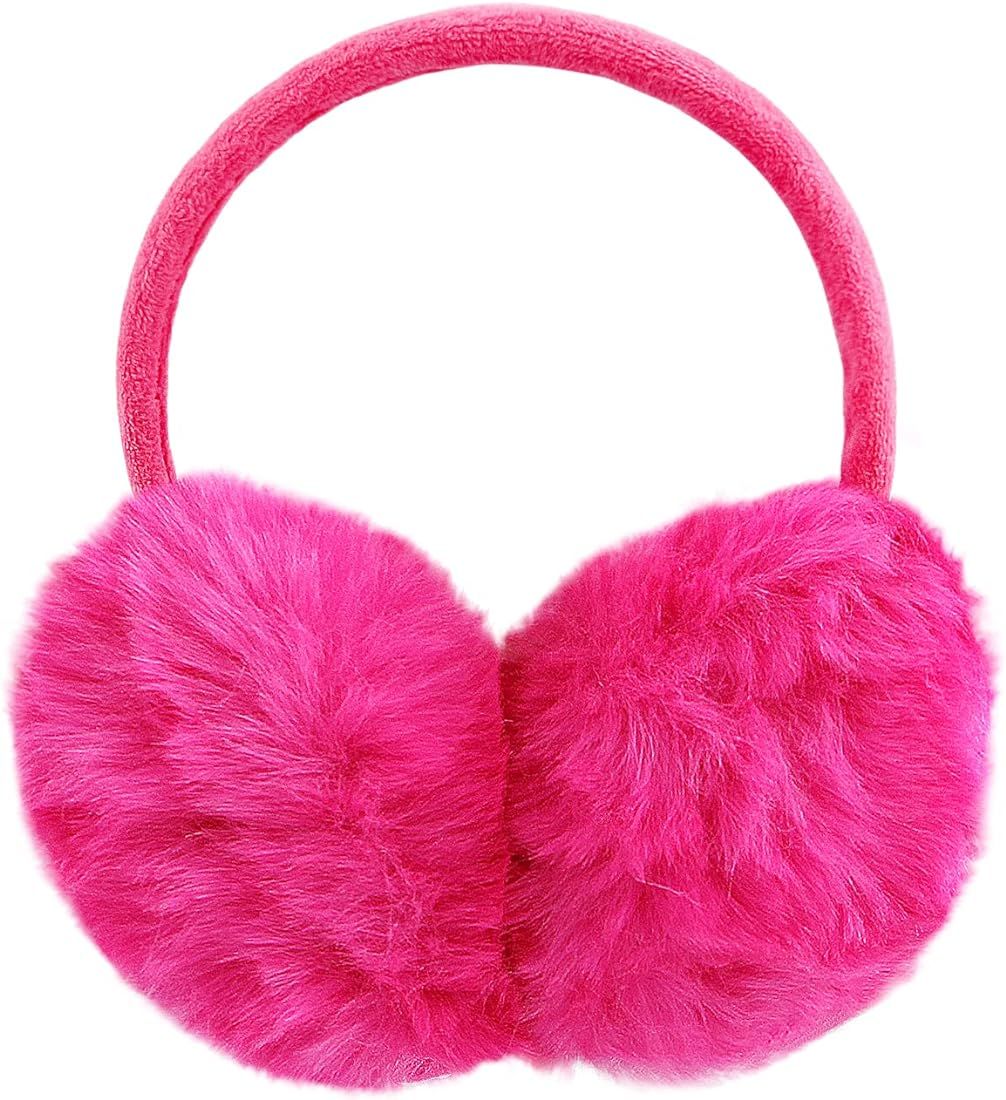 POXIMI Women Winter Earmuffs Girl Ski Adjustable Ear Covers for Cute Bow Ear Warmer Outdoor Earmu... | Amazon (US)