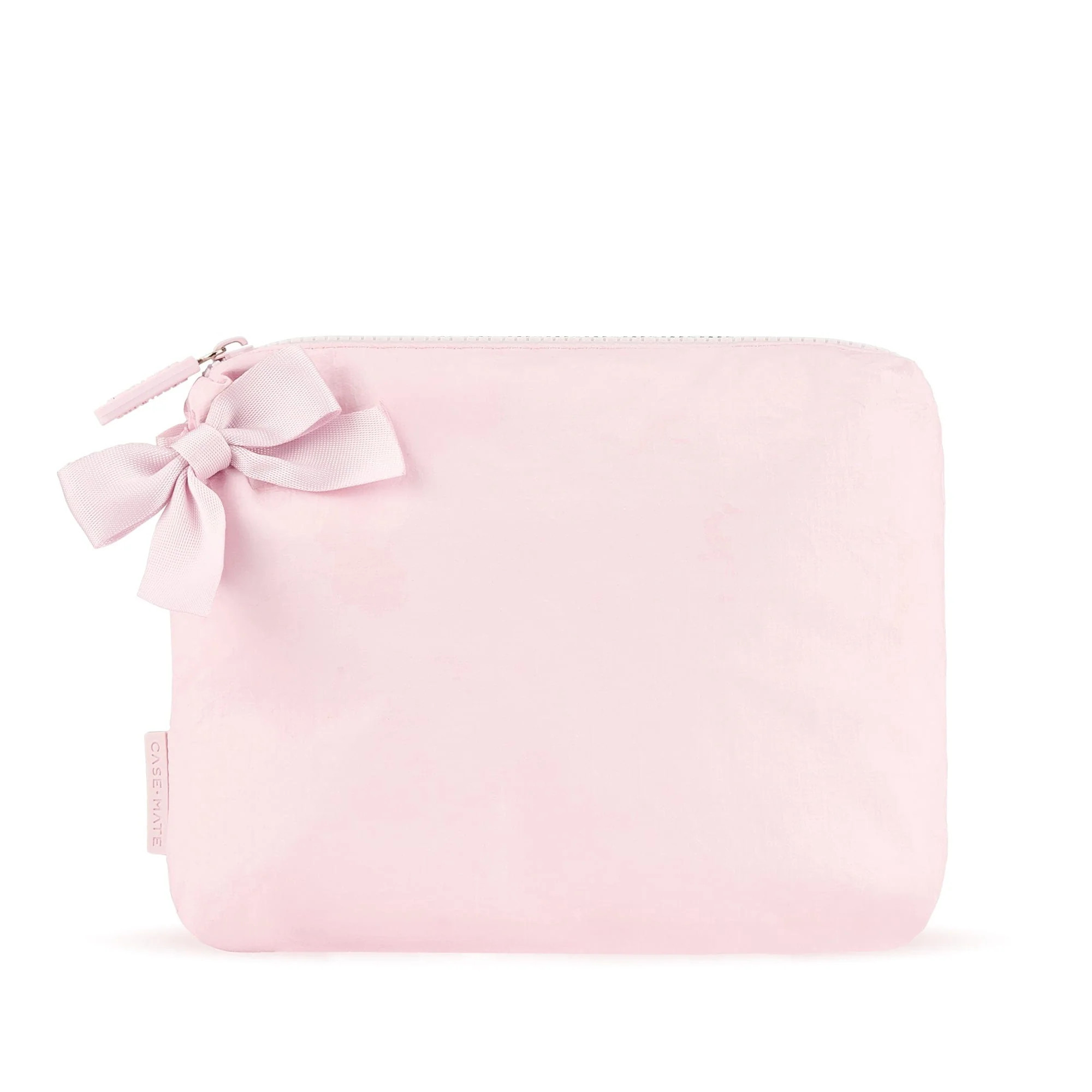 Crinkle Makeup Bag Ballet Pink Bow | Case-Mate