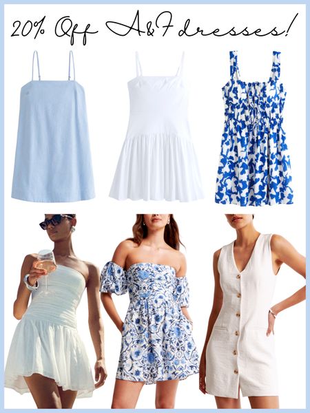 Abercrombie dresses 20% OFF, summer dresses, sun dresses 

#LTKFindsUnder100 #LTKSaleAlert #LTKTravel