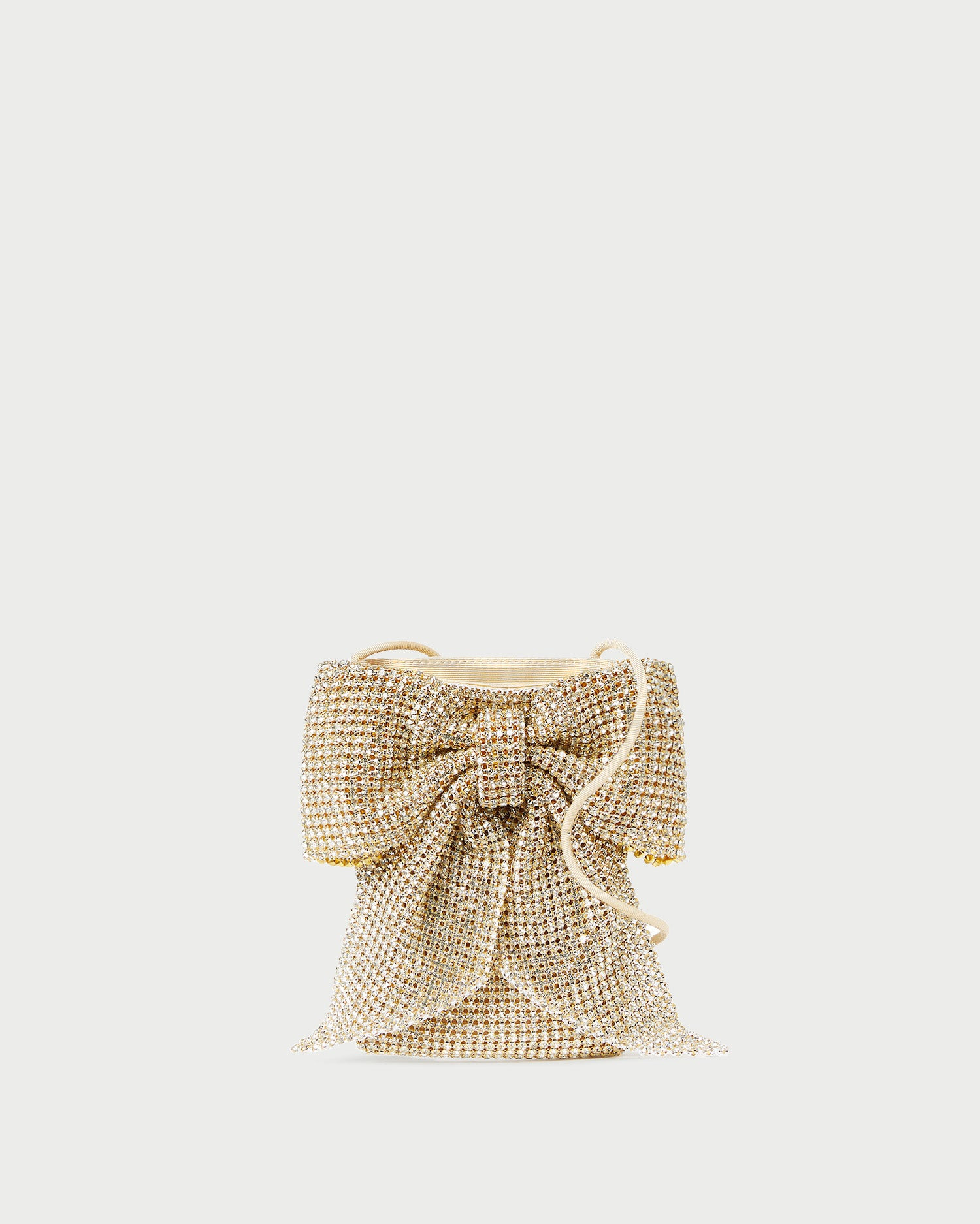 Violet Gold Diamanté Bow Crossbody | Loeffler Randall