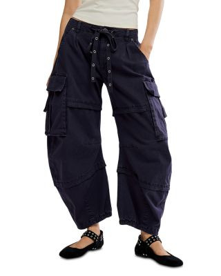 Free People Reef Curved Cargo Twill Pants | Bloomingdale's (US)