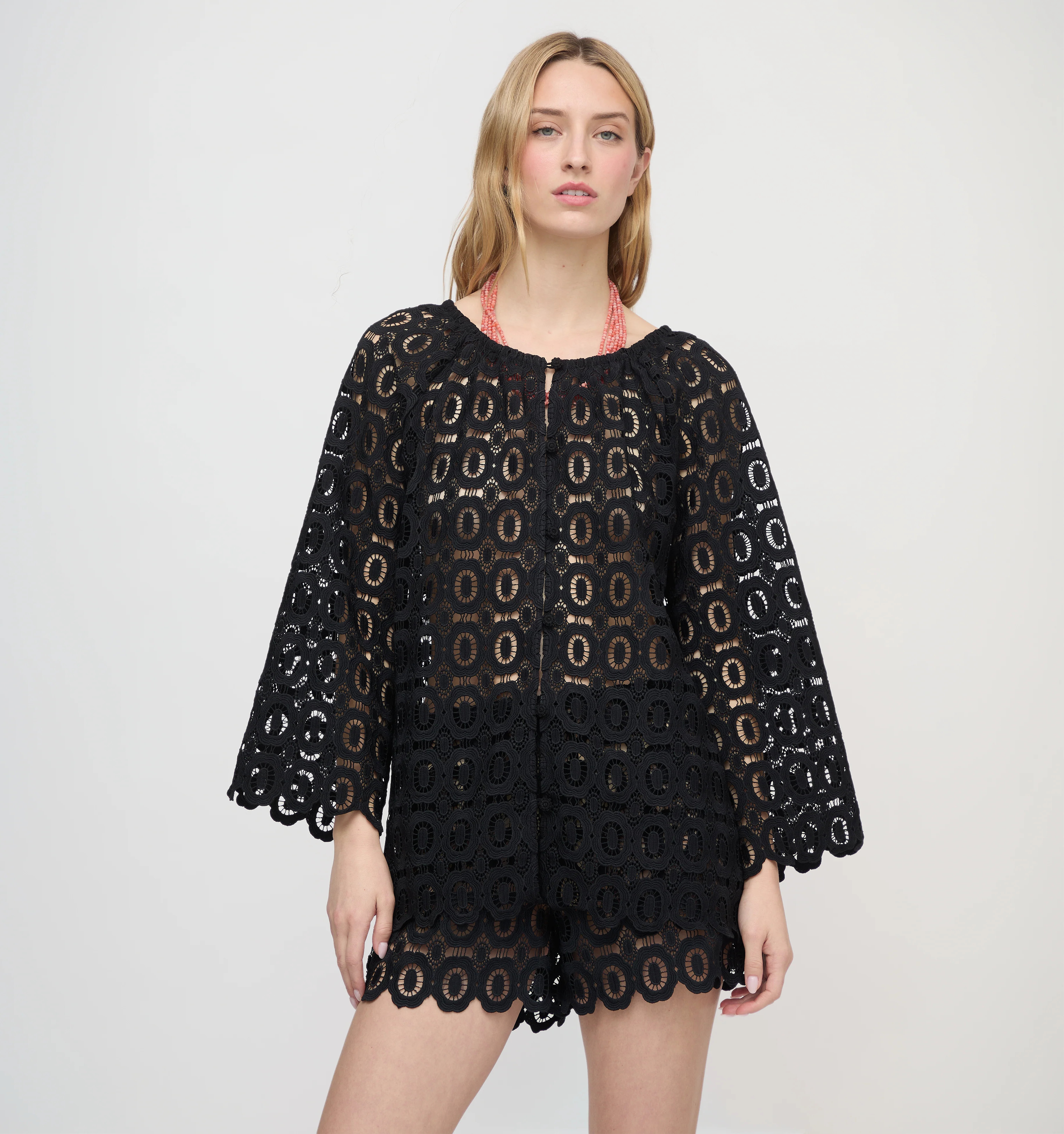 The Kaya Short | Black Broderie / M | Hill House Home | Hill House Home US