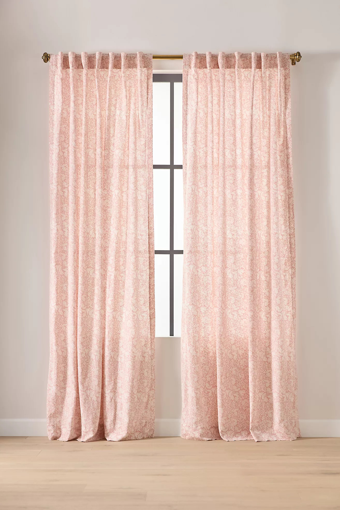 Hyacinth Printed Curtain | Anthropologie (US)