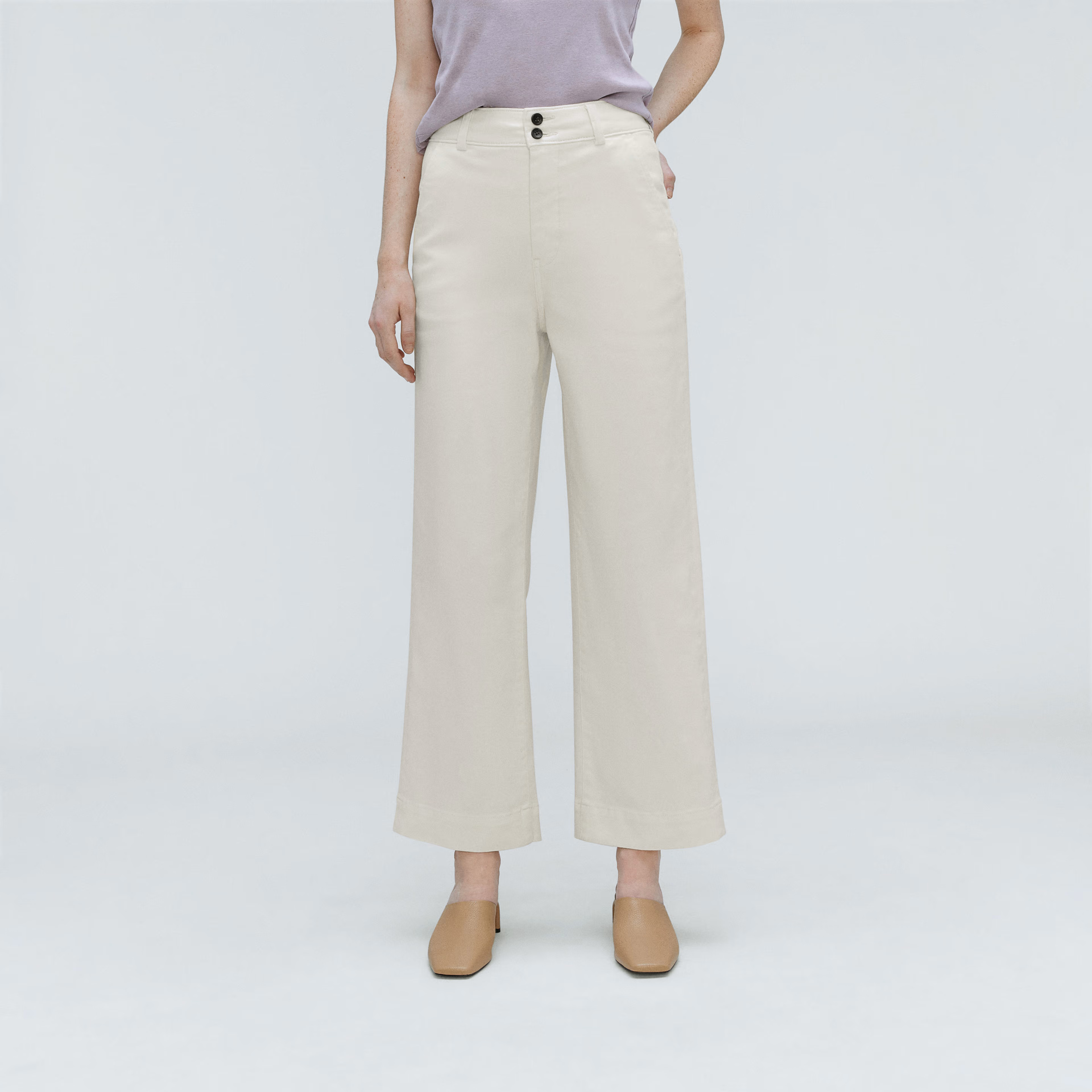 The Organic Wide-Leg Pant | Everlane