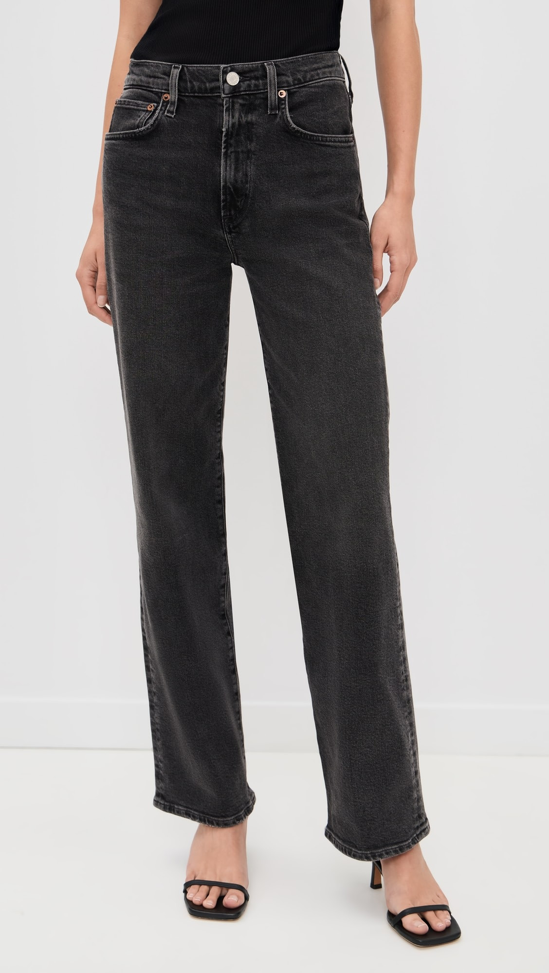 Mid Rise Relaxed Straight Harper Jeans | Shopbop