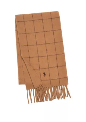 Polo Ralph Lauren Men's Reversible Windowpane Scarf | Belk