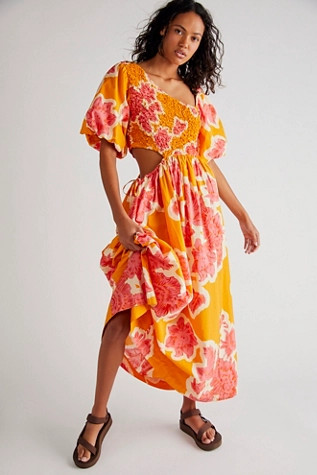 Kalina Printed Midi Dress | Free People (Global - UK&FR Excluded)