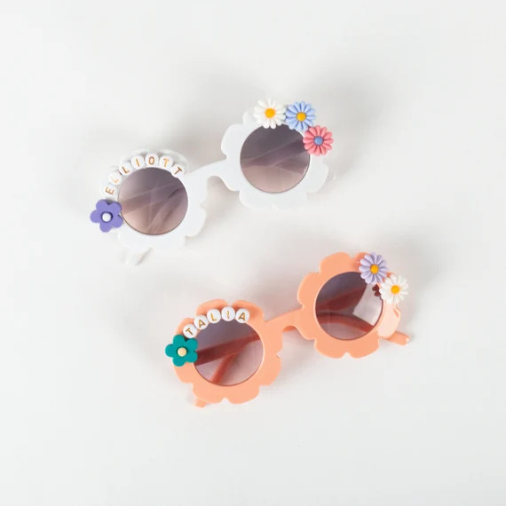 Personalized Flower Girl Sunglasses for Toddlers | Etsy | Etsy (US)