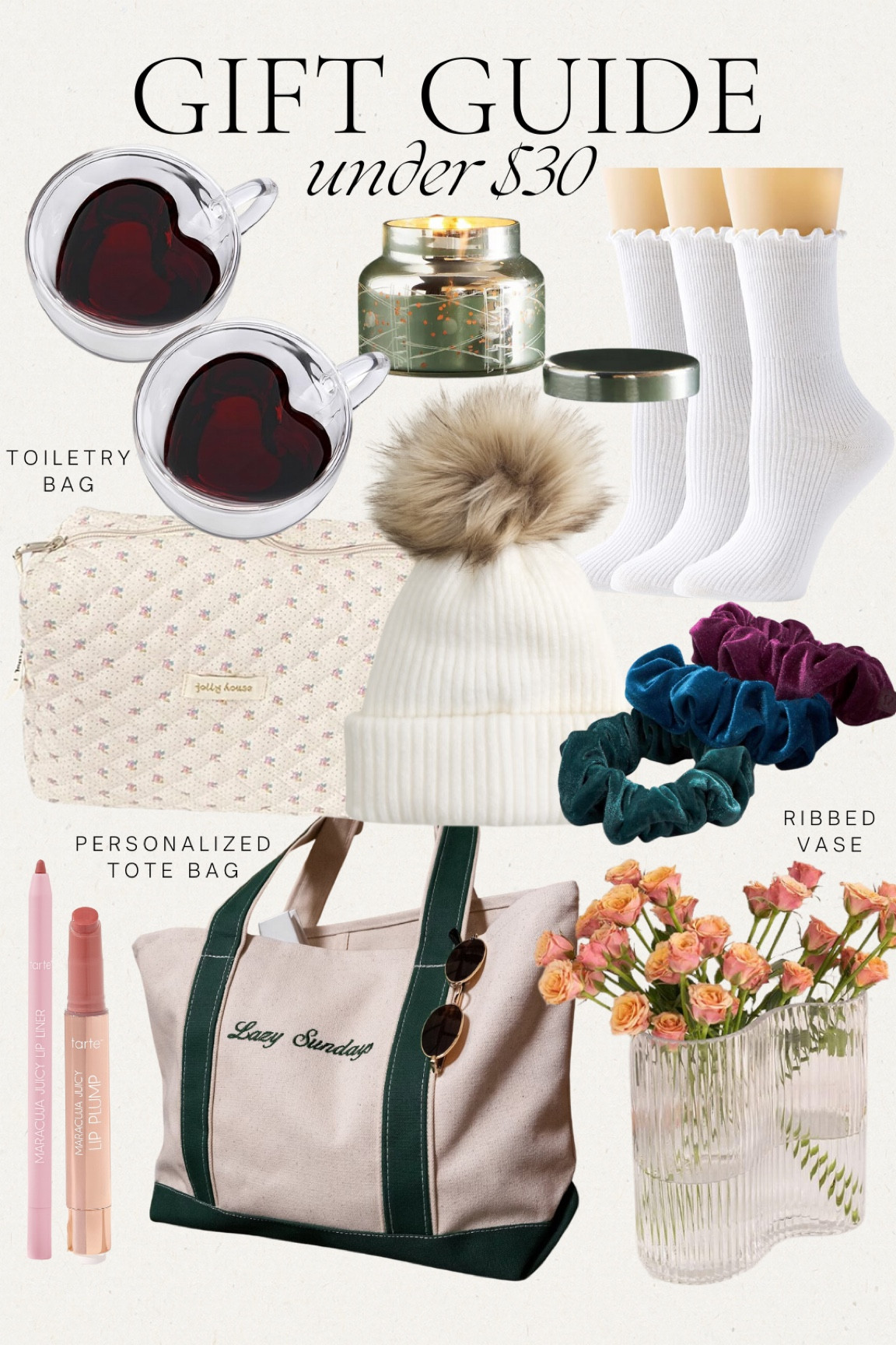 Gift Guide - under $30! #kathleenpost #giftguide #giftsforher

#LTKSeasonal #LTKGiftGuide