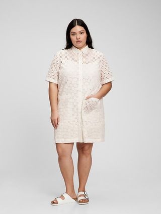 Eyelet Shirtdress | Gap (US)