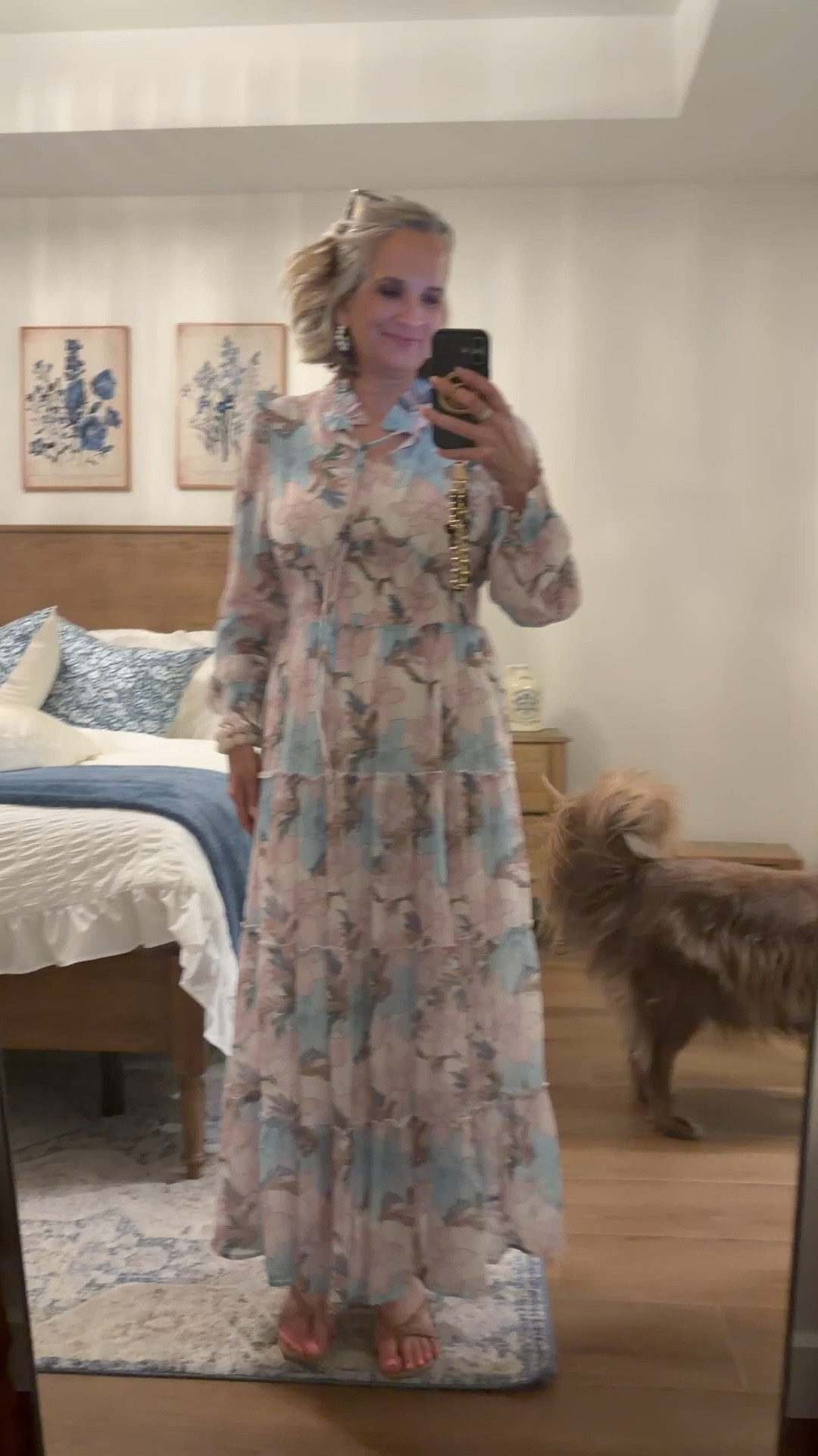 The dress I wore for my 51st birthday dinner.
Chicwish has the prettiest, feminine dresses for midlife ladies.
Wearing a small

Maxi dress, chiffon, long sleeve, floral, elevated, classic, celebration, party, over 50

#LTKootd #LTKOver40 #LTKdayinmylife