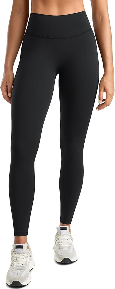 Womens High Waisted No Front Seam Lounge Yoga Legging 25" Workout Tummy Control Gym Yoga Pants | Amazon (US)