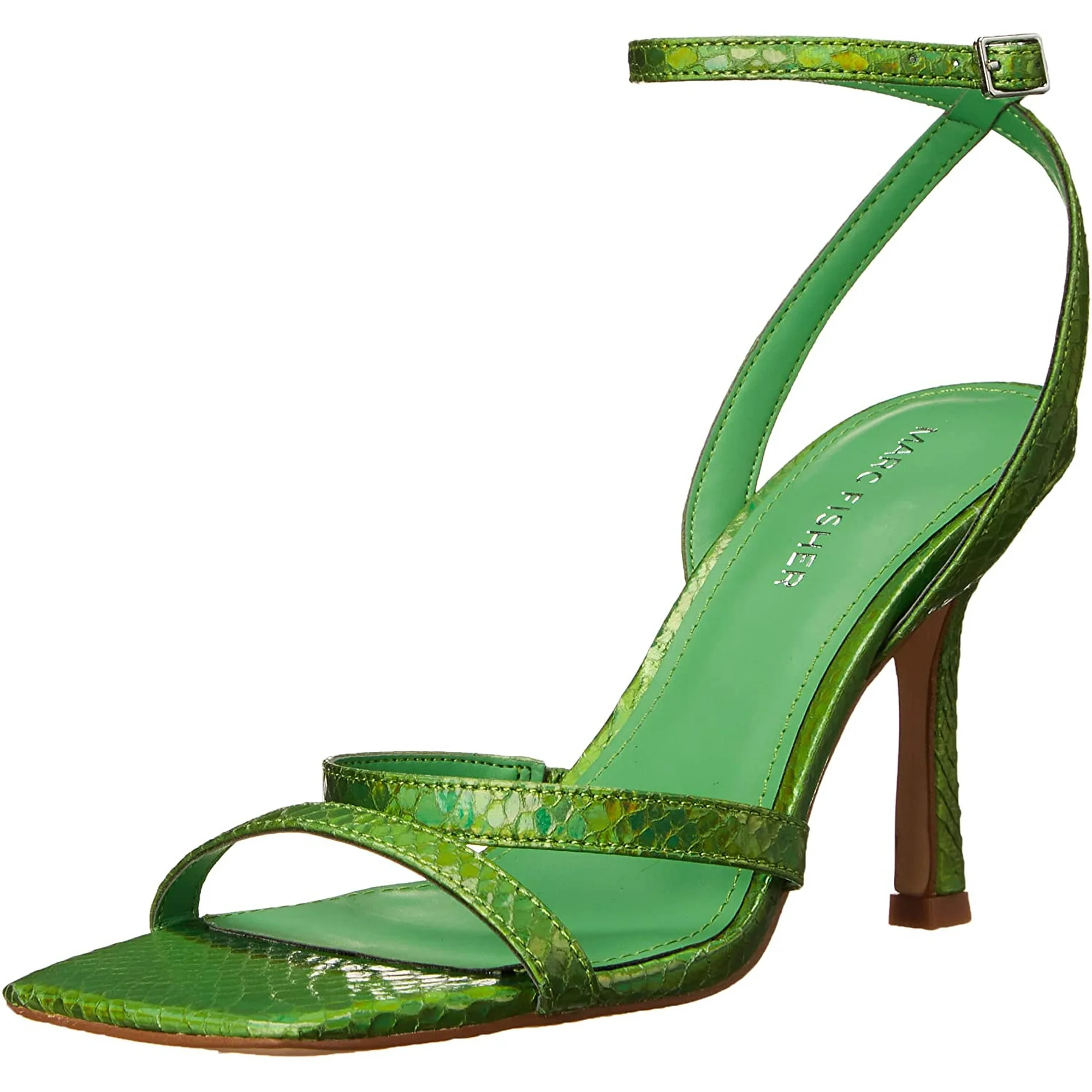 Marc Fisher Womens Deric Heeled Sandal 7.5 Green | Walmart (US)