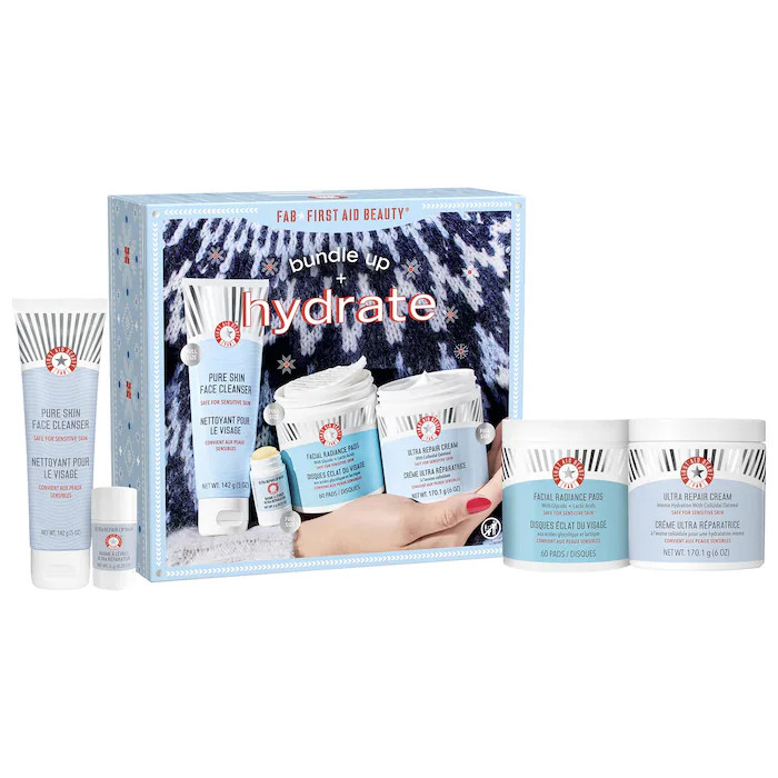 Bundle Up + Hydrate - Full Face Routine Holiday Gift Set - First Aid Beauty | Sephora | Sephora (CA)