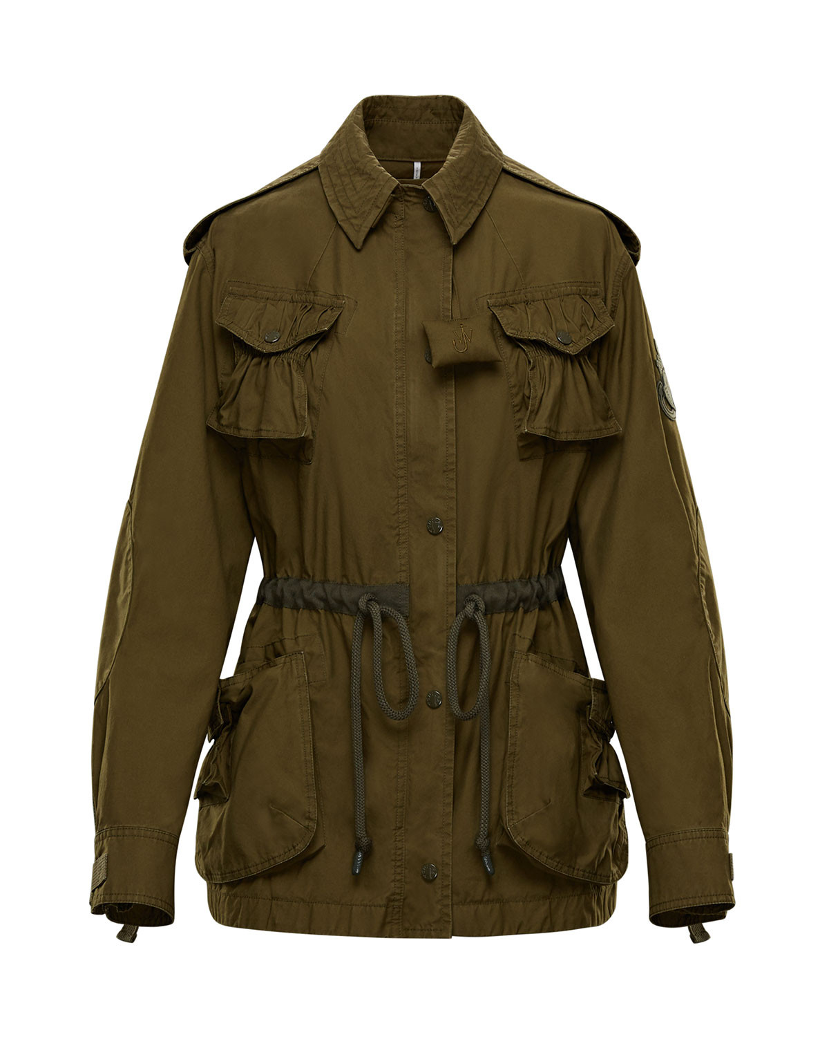 1 Moncler JW Anderson Kynance Drawstring Military Jacket | Neiman Marcus