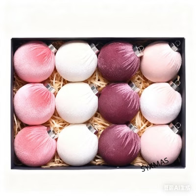 12 Pcs 3.15" Christmas Tree Ornaments Set, Christmas Ball Decorations, Suitable for Christmas Par... | Target