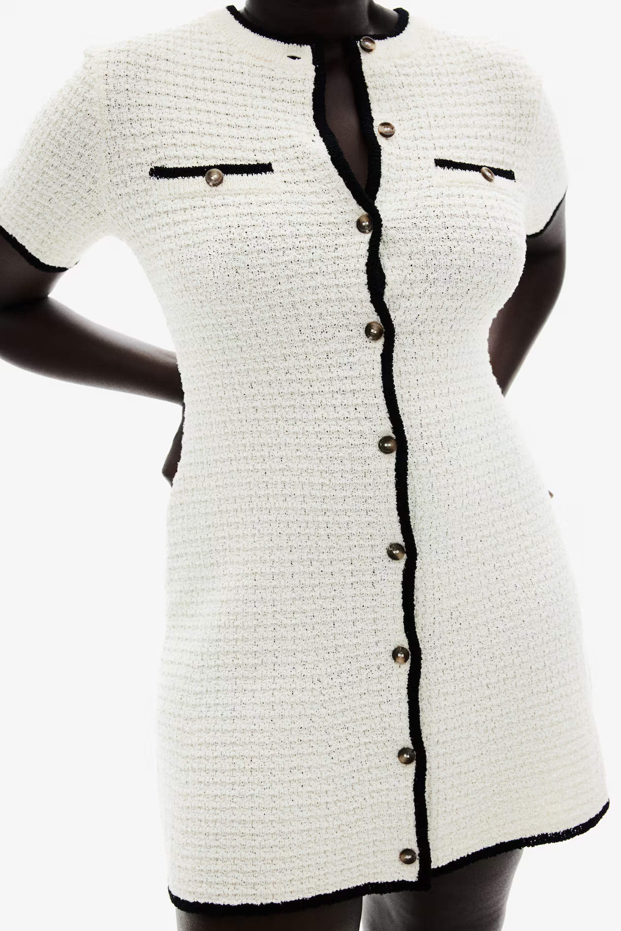 Textured-knit dress | H&M (UK, MY, IN, SG, PH, TW, HK)