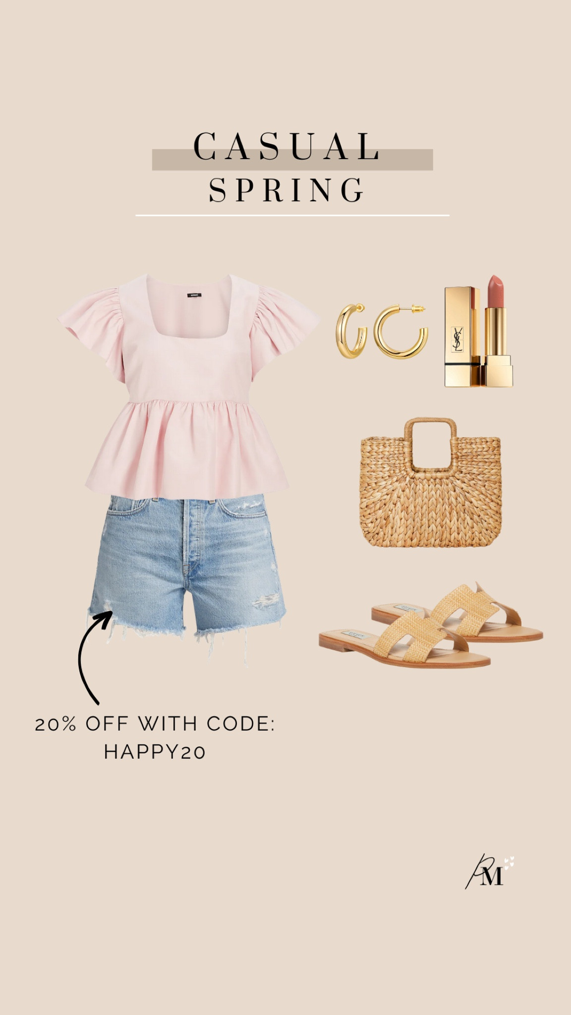express square neck top
agolde parker denim shorts
gold hoop
steve madden haydn raffia sandal
target straw tote handbag 

#LTKunder100 #LTKFind #LTKSeasonal
