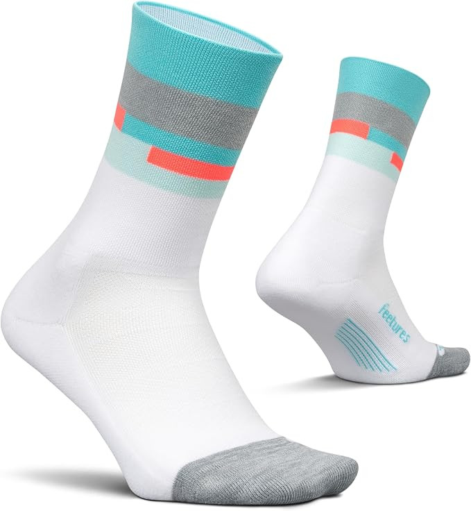 Feetures Elite Light Cushion Mini Crew Sock - Sport Sock with Targeted Compression | Amazon (US)
