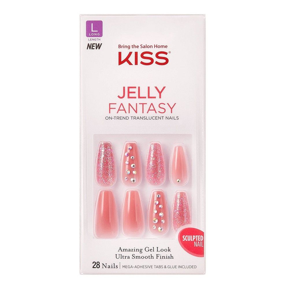 Kiss Jelly Fantasy Fake Nails - Be Jelly - 2pk | Target