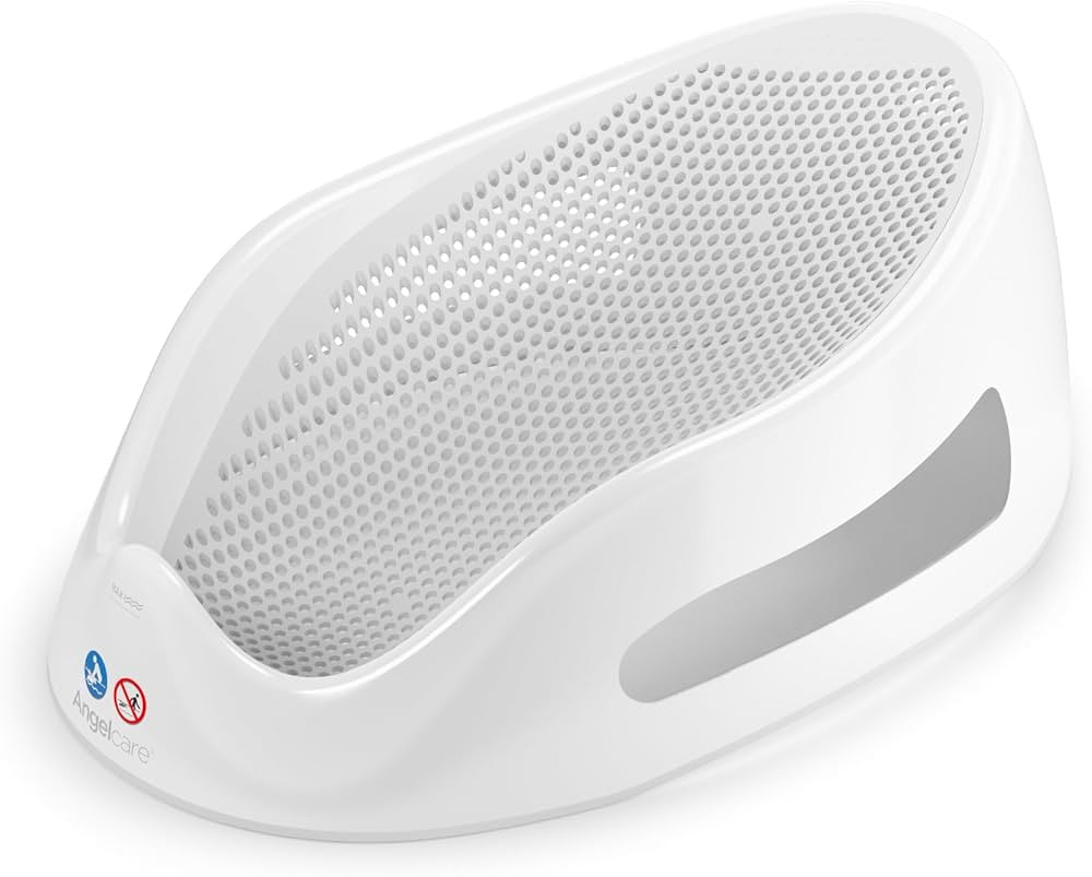 Angelcare Soft Touch Baby Bath Support -Grey- Water Level Indicator, Non-Slip, Comfortable & Safe... | Amazon (UK)