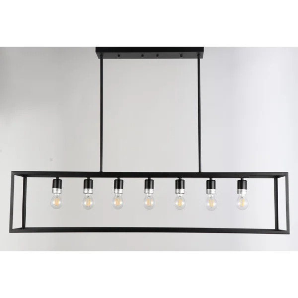 Carlyle 7-Light Kitchen Island Linear Pendant | Wayfair North America