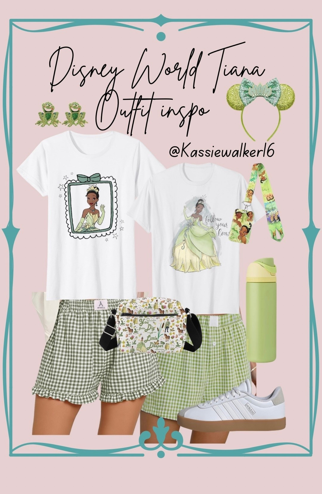 Princess Tiana inspired outfit for Disney World or Disneyland. #princesstiana #disneyoutfitinspo #styleinspo #disneylandoutfits @adidas @amazon

#LTKActive #LTKTravel #LTKootd