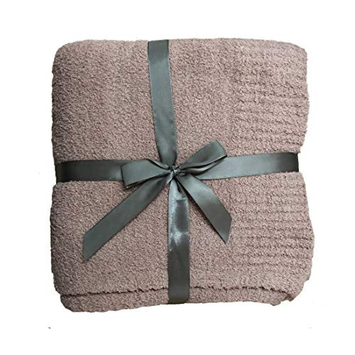 Knit Throw Blanket Super Soft Warm Blanket for Couch Lightweight Fluffy Blanket for Bed Sofa 50x60 I | Amazon (US)
