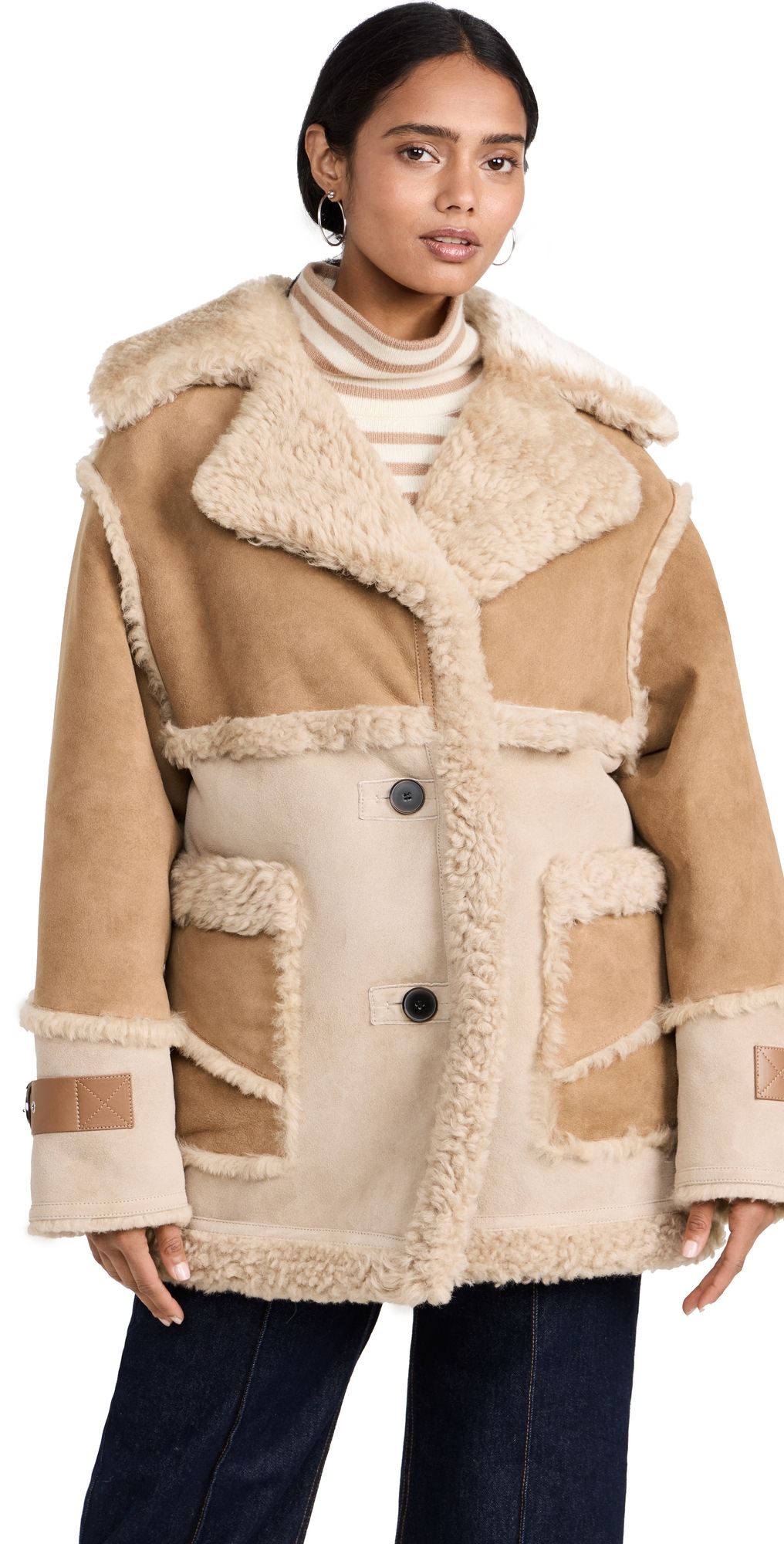 Shoreditch Ski Club Reva Shearling Coat | Shopbop