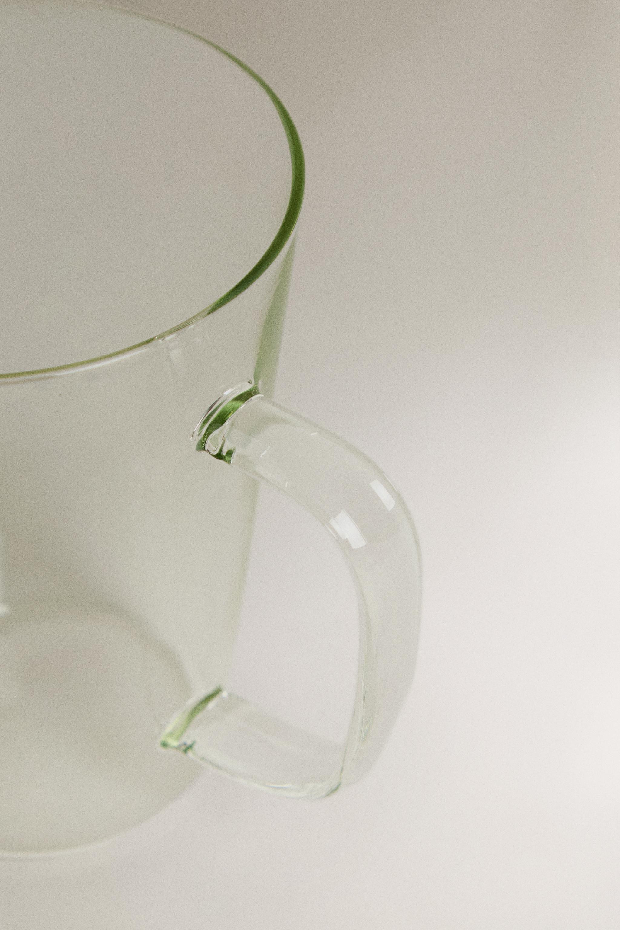 BOROSILICATE MUG WITH INITIAL P | Zara US