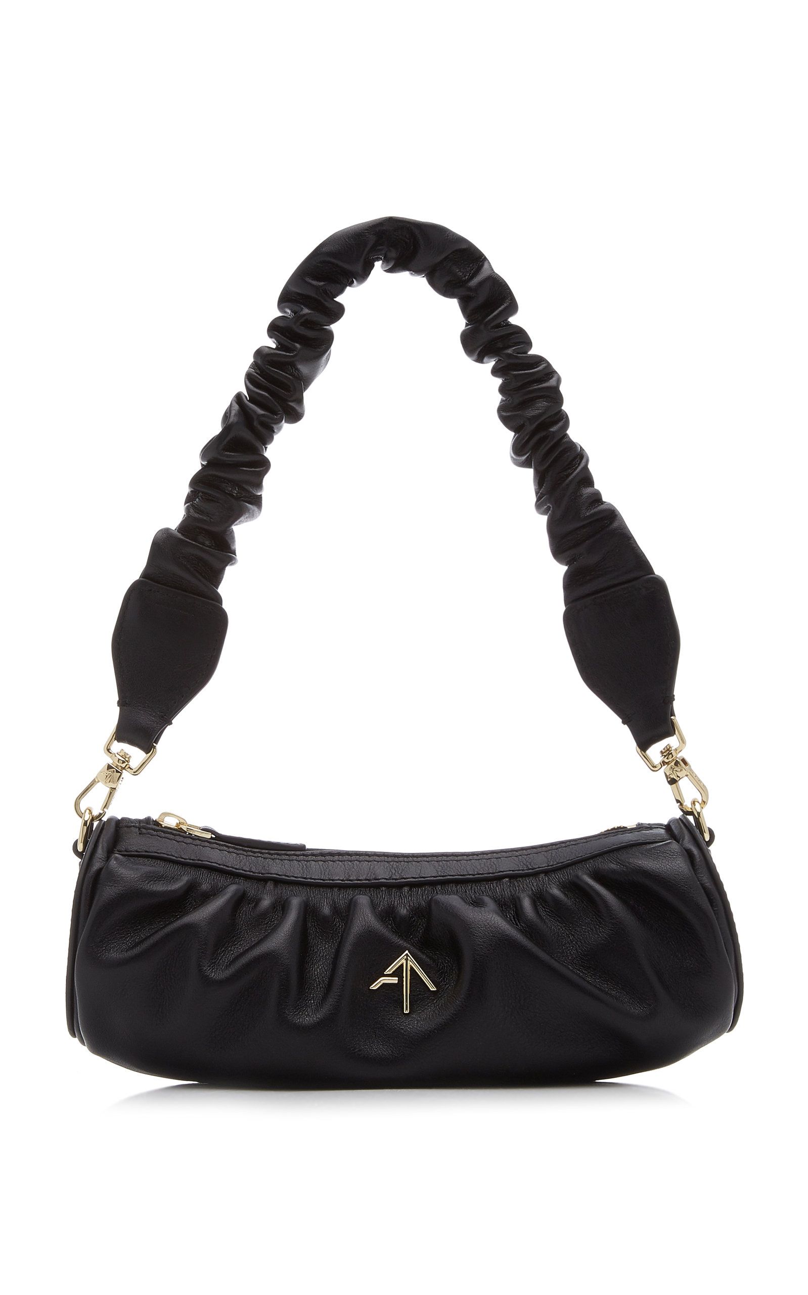 XX Mini Cylinder Ruched Leather Shoulder Bag | Moda Operandi (Global)