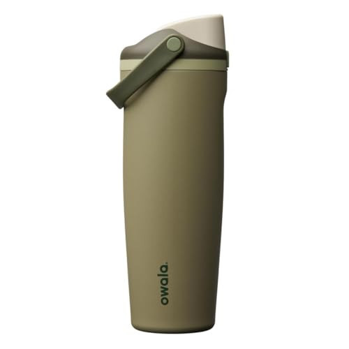 Owala FreeSip Sway Insulated Stainless Steel Water Bottle with Two-Way Spout, Built-In Straw and Bucket Handle, Made for Travel, School, and Sports, 30oz, BPA Free, Leak Proof, Off Road | Amazon (US)