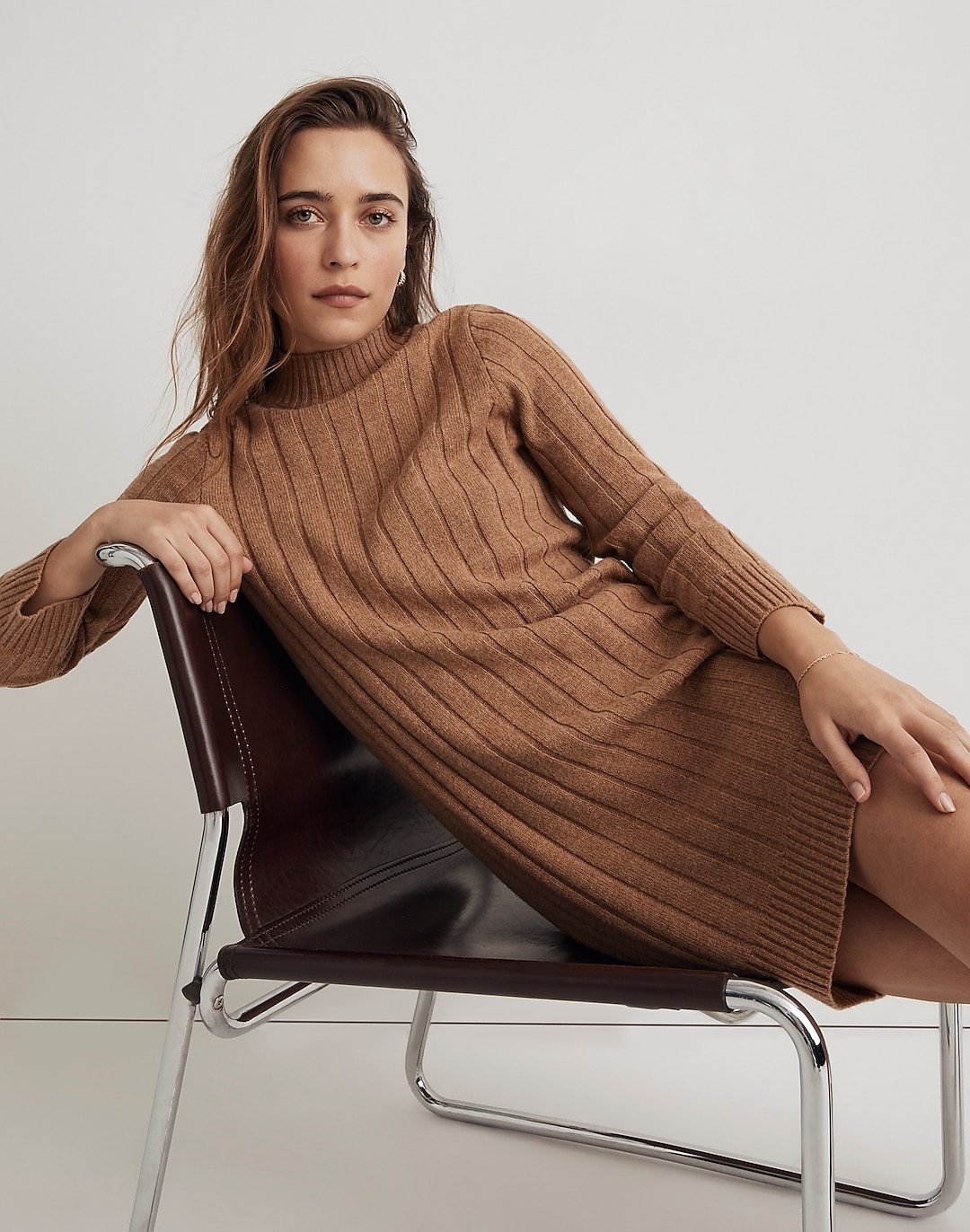 Ribbed Mini Sweater Dress | Madewell