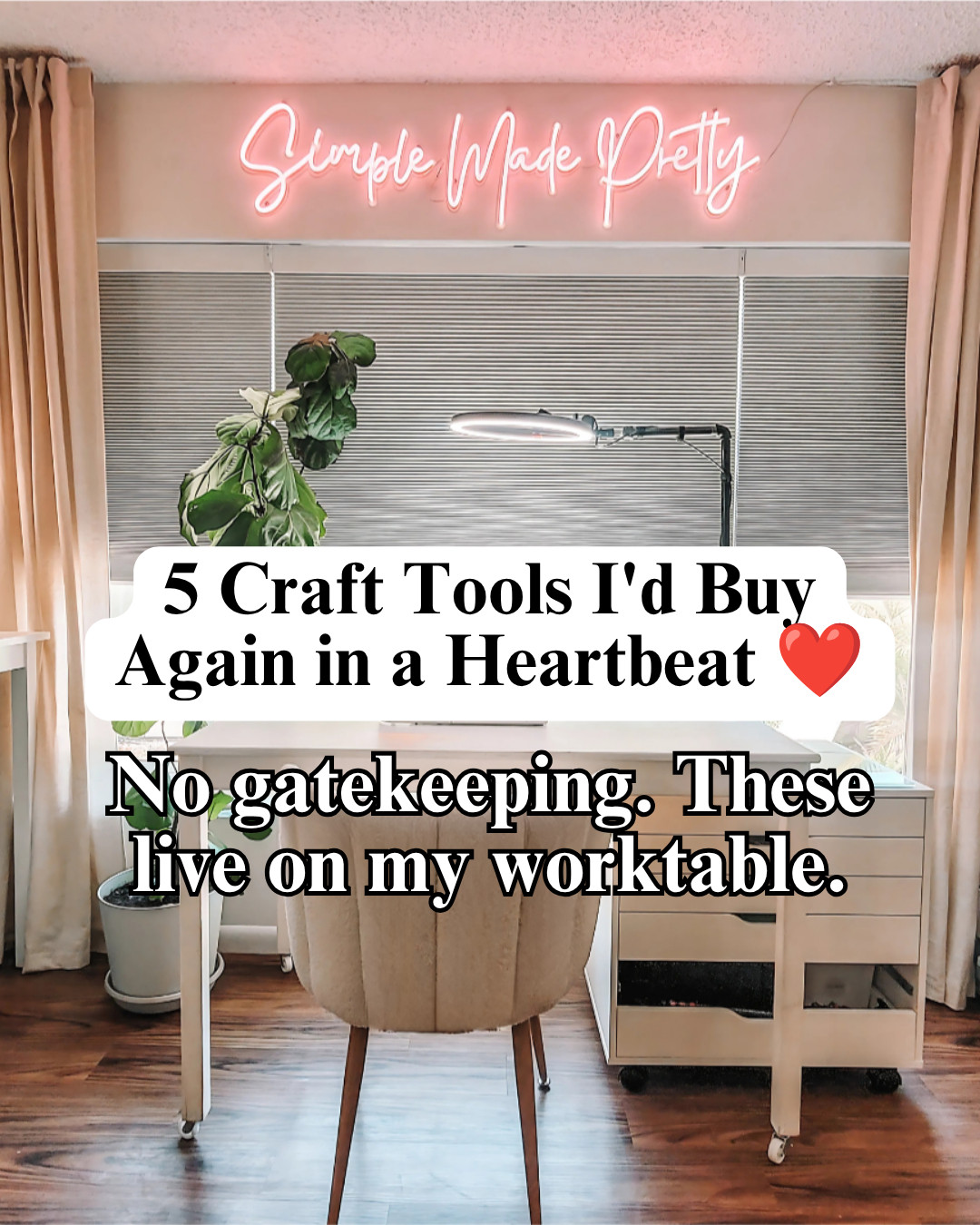 🛍 If you could only keep FIVE craft tools... what would they be?

Mine are:

❤️ Glass Craft Mat

❤️ Cordless Mini Hot Glue Gun

❤️ MUNBYN Label Printer

❤️ xTool M2 Ultra

❤️ Cricut Maker

These five are on my worktable almost every day. 

 #LTKdayinmylife #LTKstorytime #LTKHome