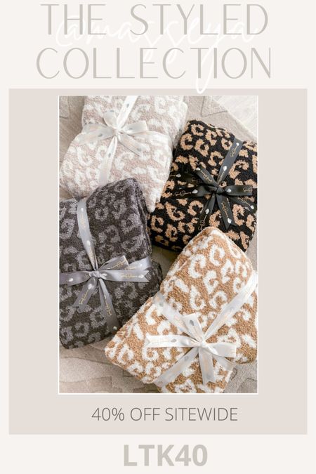 The Styled Collection Buttery Soft blankets are part of the LTK Sale. Use code LTK40 for 40% off all items.
#giftsforher #giftsformil #giftsforteachers 

#LTKhome #LTKunder50 #LTKSale