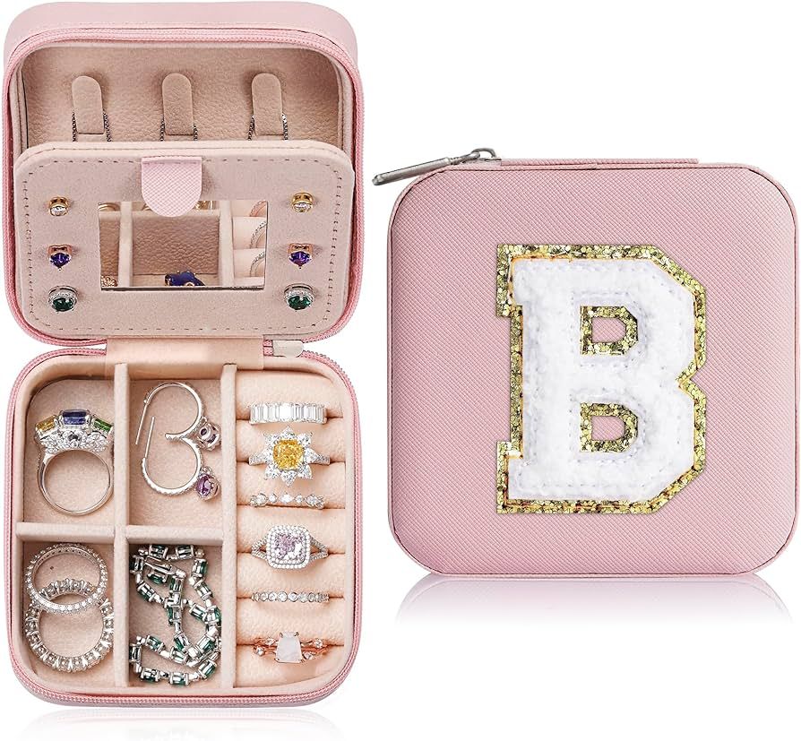 Easter Gifts for Teen Girls - Travel Jewelry Case, Necklace Earrings Box for Girls Jewelry Box | ... | Amazon (US)