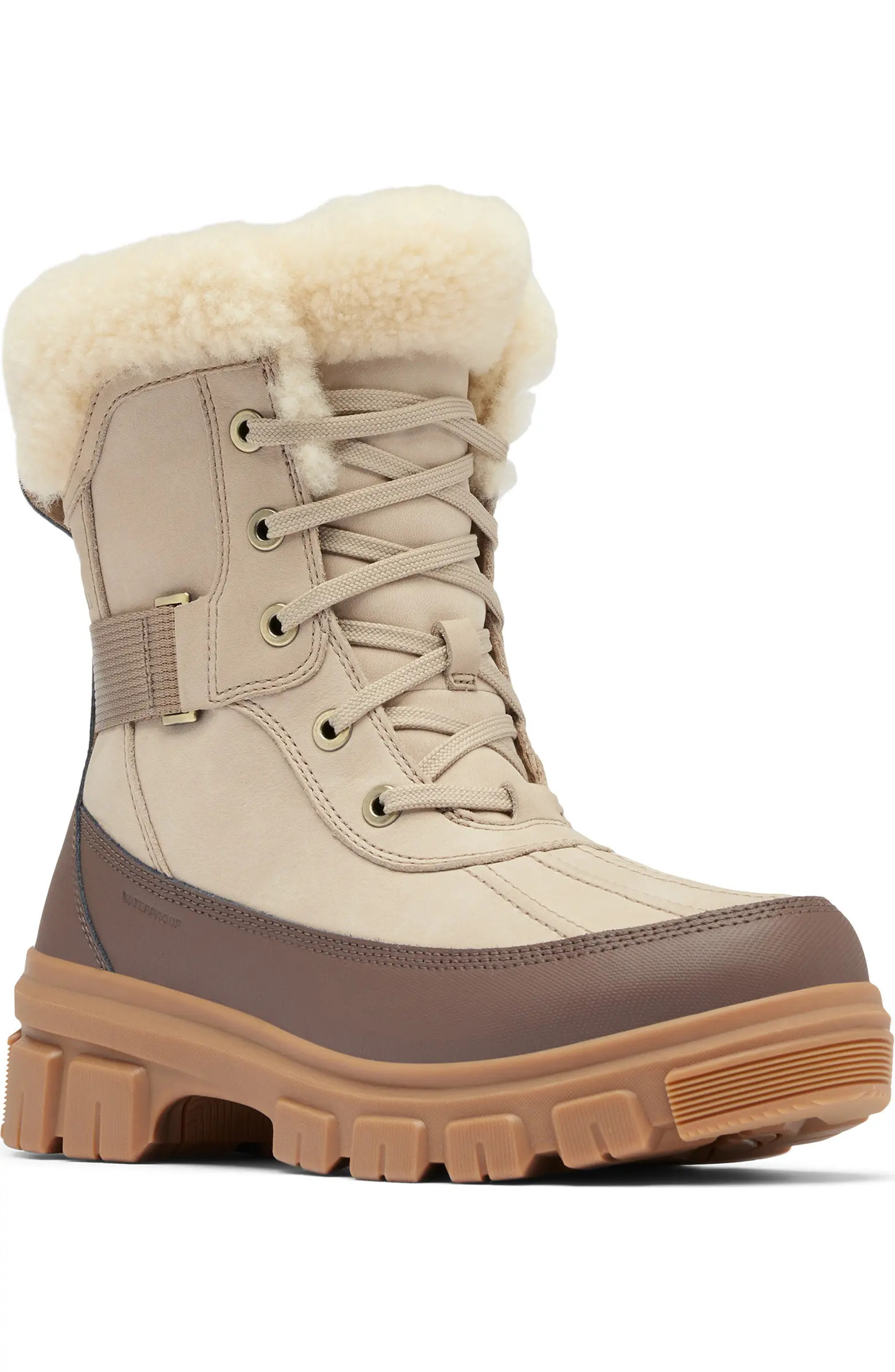 Tivoli V Parc Genuine Shearling Waterproof Boot (Women) | Nordstrom