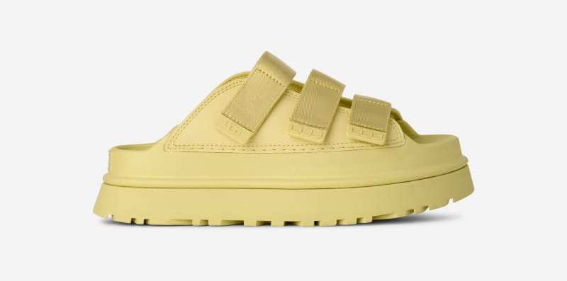 UGG® Women's GoldenGlow Slide Synthetic Sandals in Golden Apple, Size 12 | UGG (US)