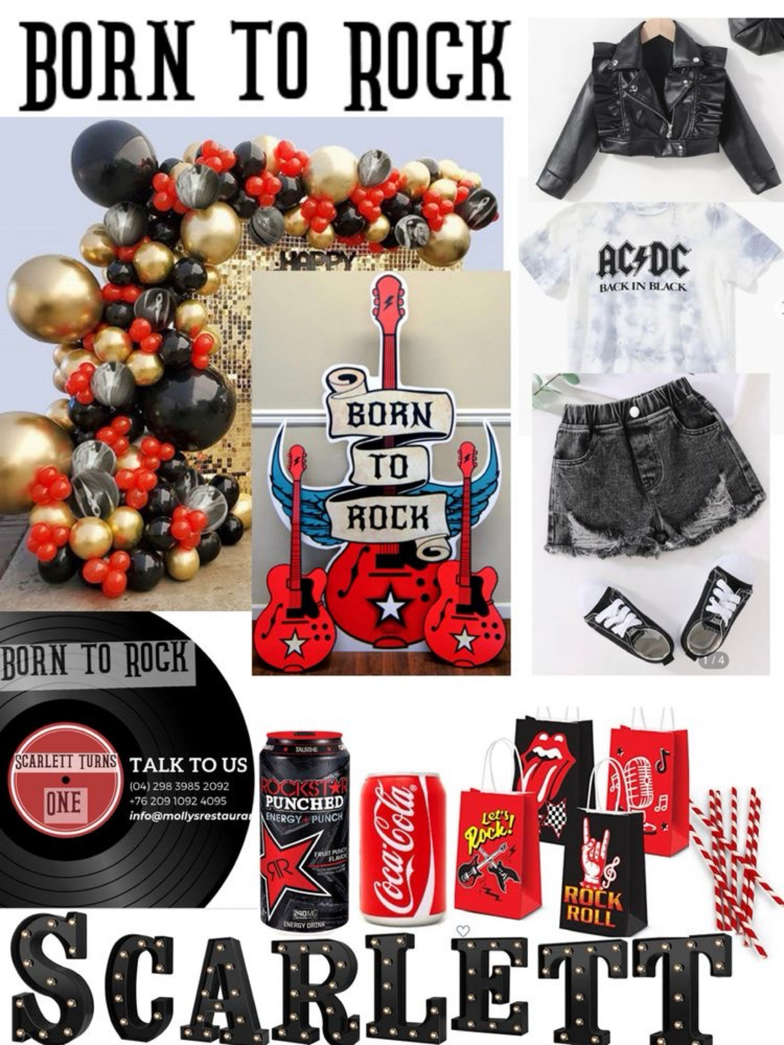 Born to rock birthday party idea!

#LTKfamily #LTKparties #LTKfindsunder50