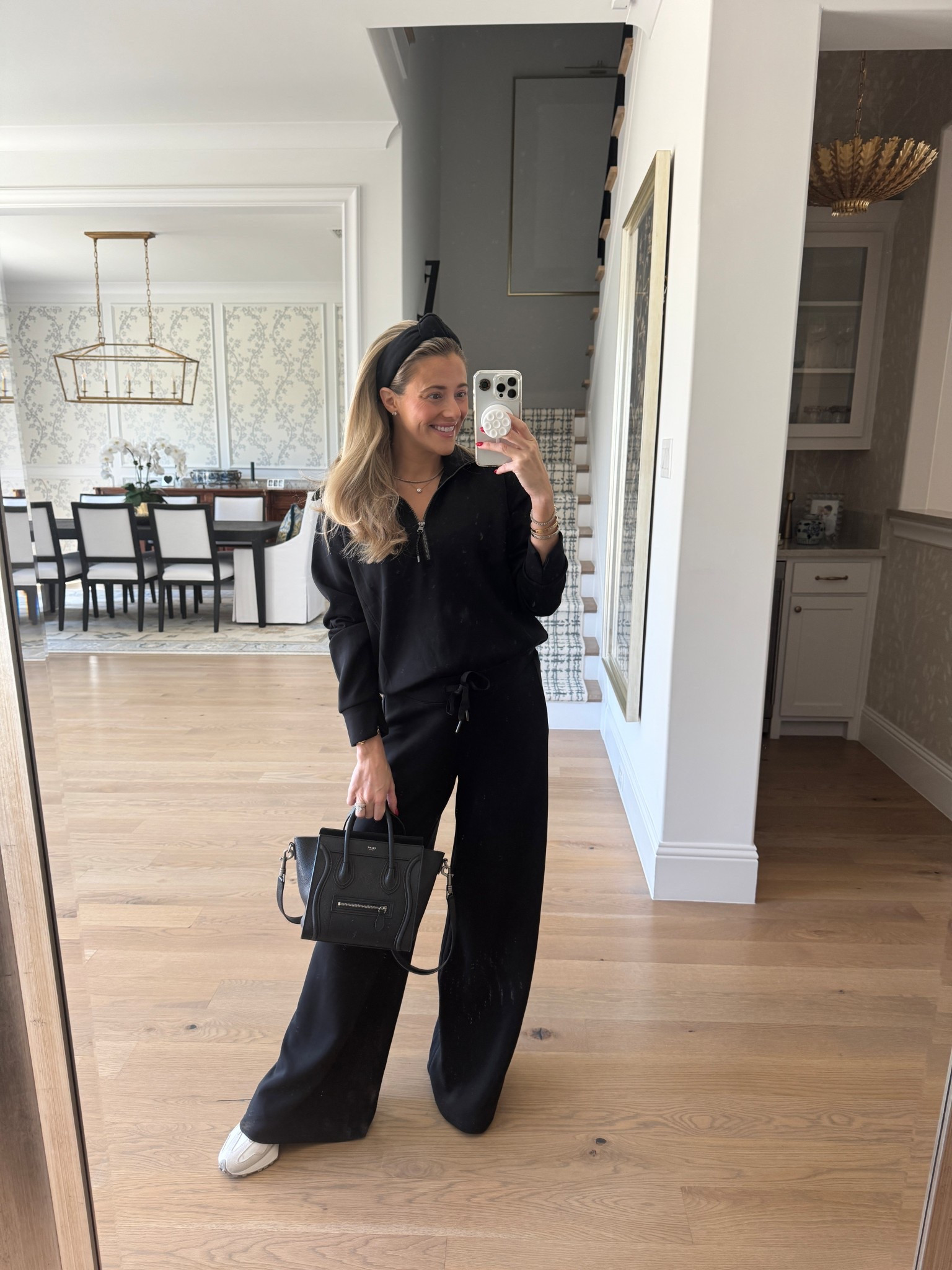 Spanx Air Essentials Set Nordstrom
Black Knotted Headband 
New Balance Tennis Shoes 

#LTKootd #LTKBump