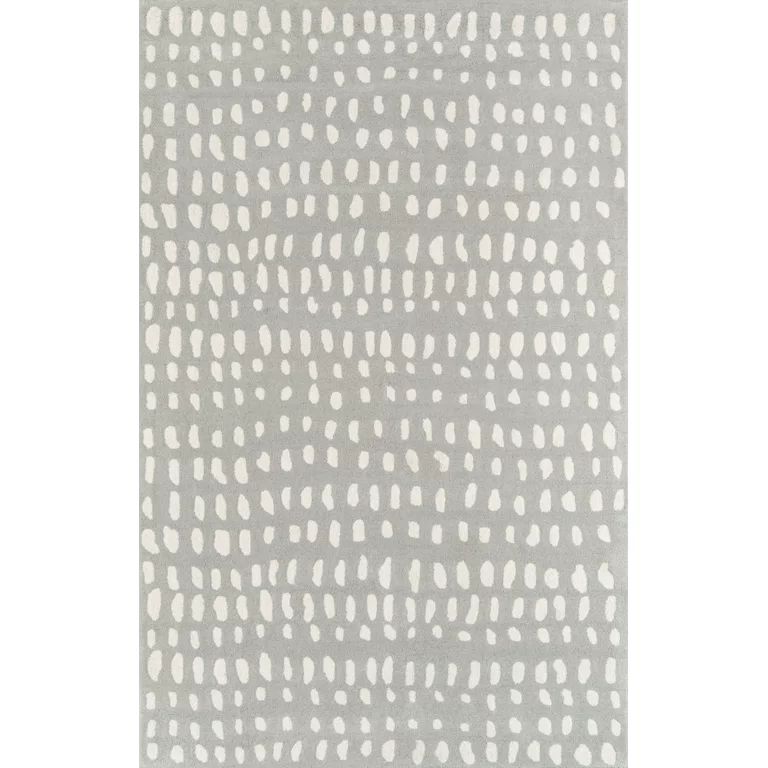 Momeni Geometric Modern Area Rugs, Gray/Off-White,60" x 96" | Walmart (US)