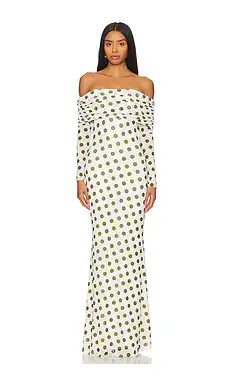 AFRM Thelma Dress in Birch Dot from Revolve.com | Revolve Clothing (Global)