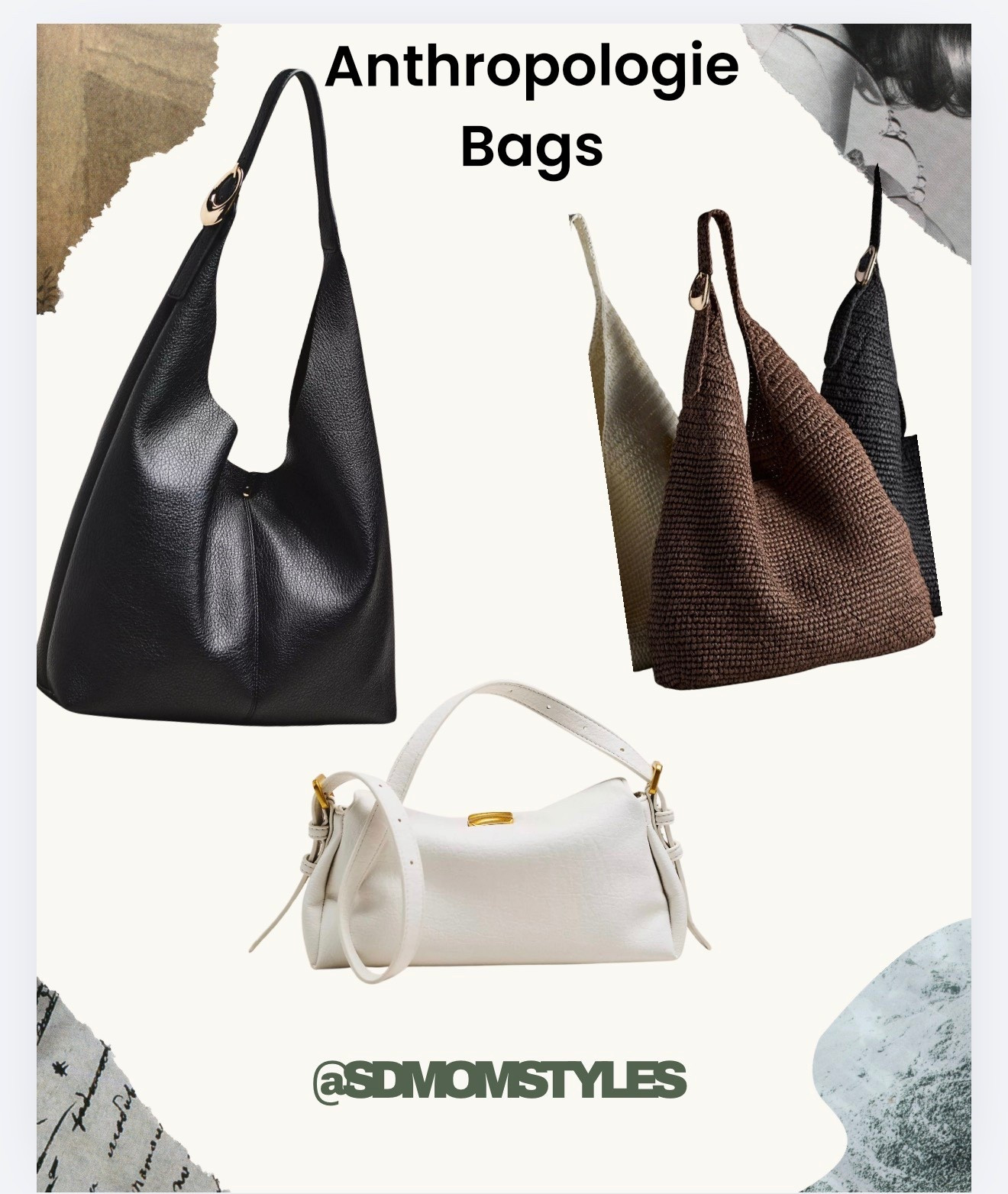 Three cute slouchy bags 
@Anthropologie  

Vacation style 
Spring bags 

#LTKOver40 #LTKSeasonal