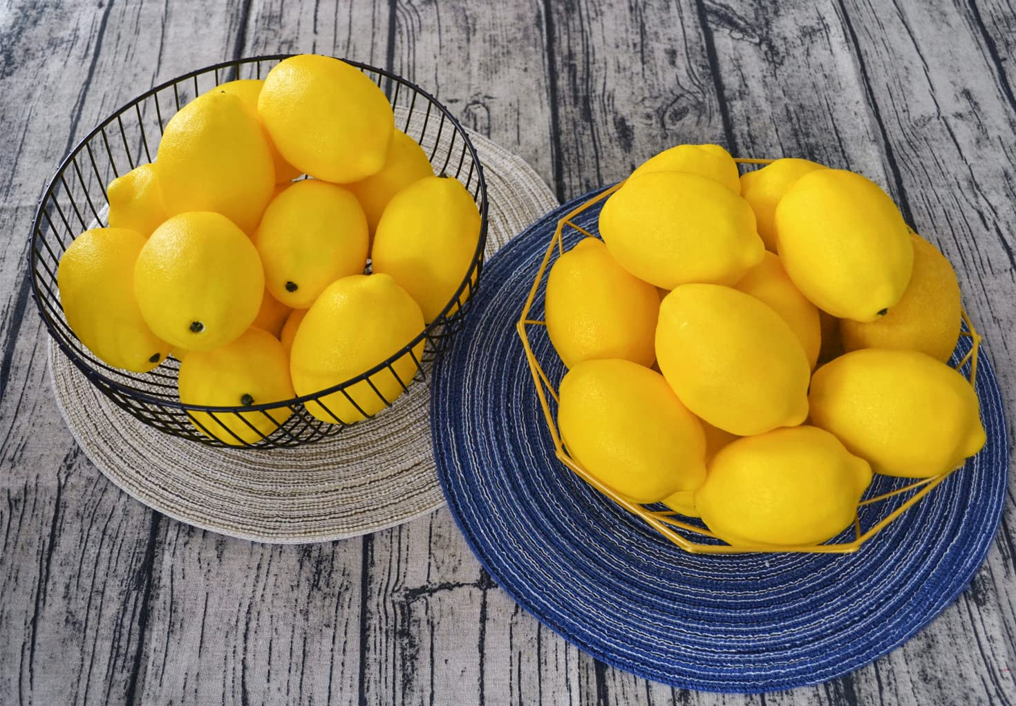 Artificial Lemons Simulation Lifelike Small Lemons Fake Fruit for Home Kitchen Wedding Party Deco... | Amazon (US)