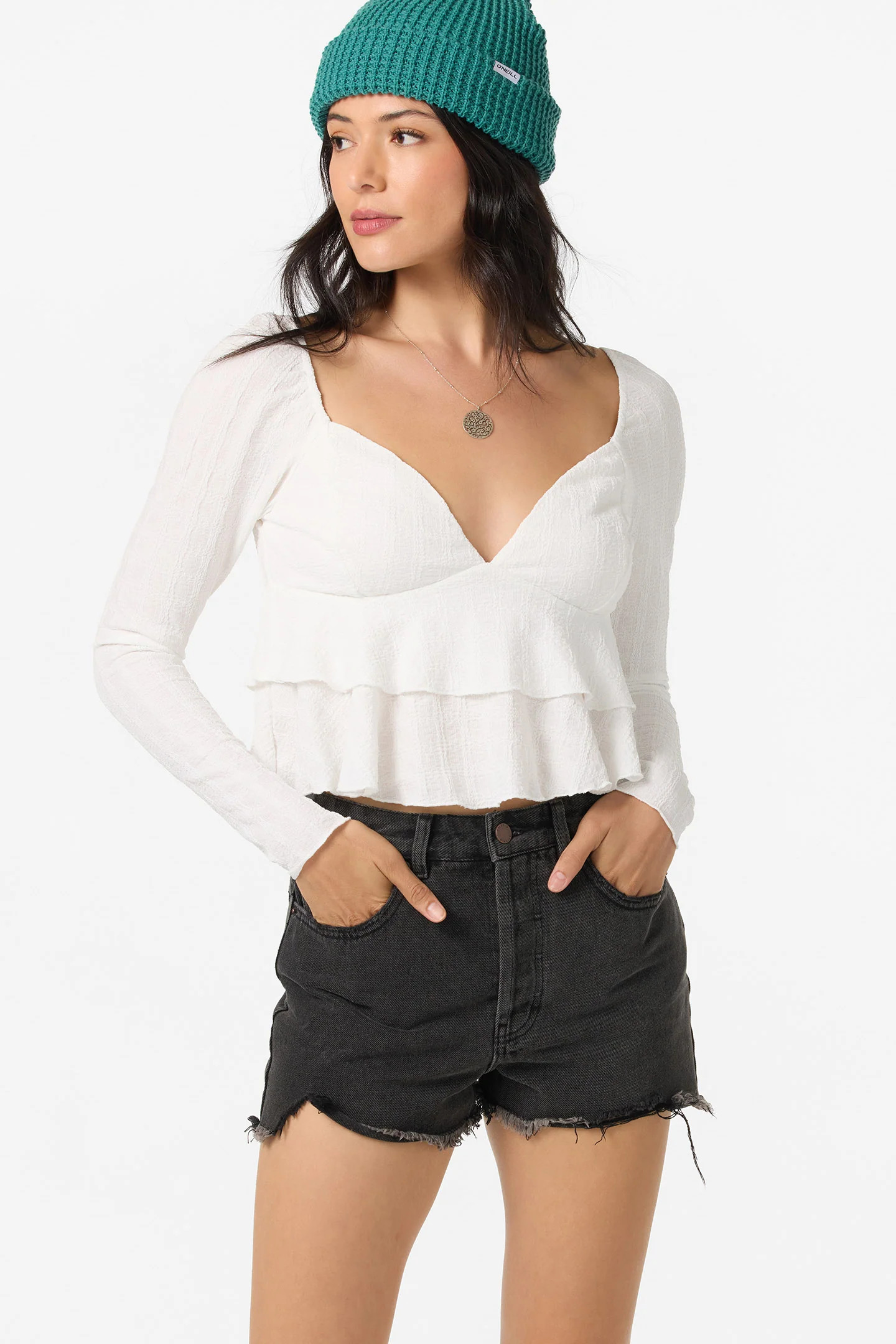 Chloey Ls Long Sleeve Top - Winter White | O'Neill | O'Neill