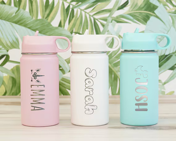 Engraved Kids Water Bottle  Personalized Tumbler  Christmas | Etsy | Etsy (US)
