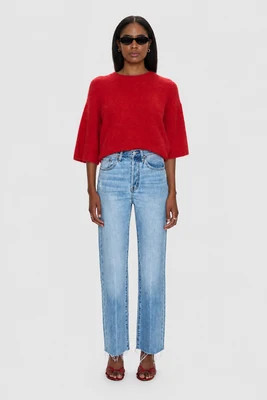 PETITE Cassie Super High Rise Straight - Savvy Vintage | Pistola Denim