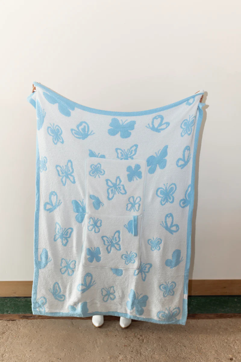 Blue Butterfly Quillow | Shop Staykation