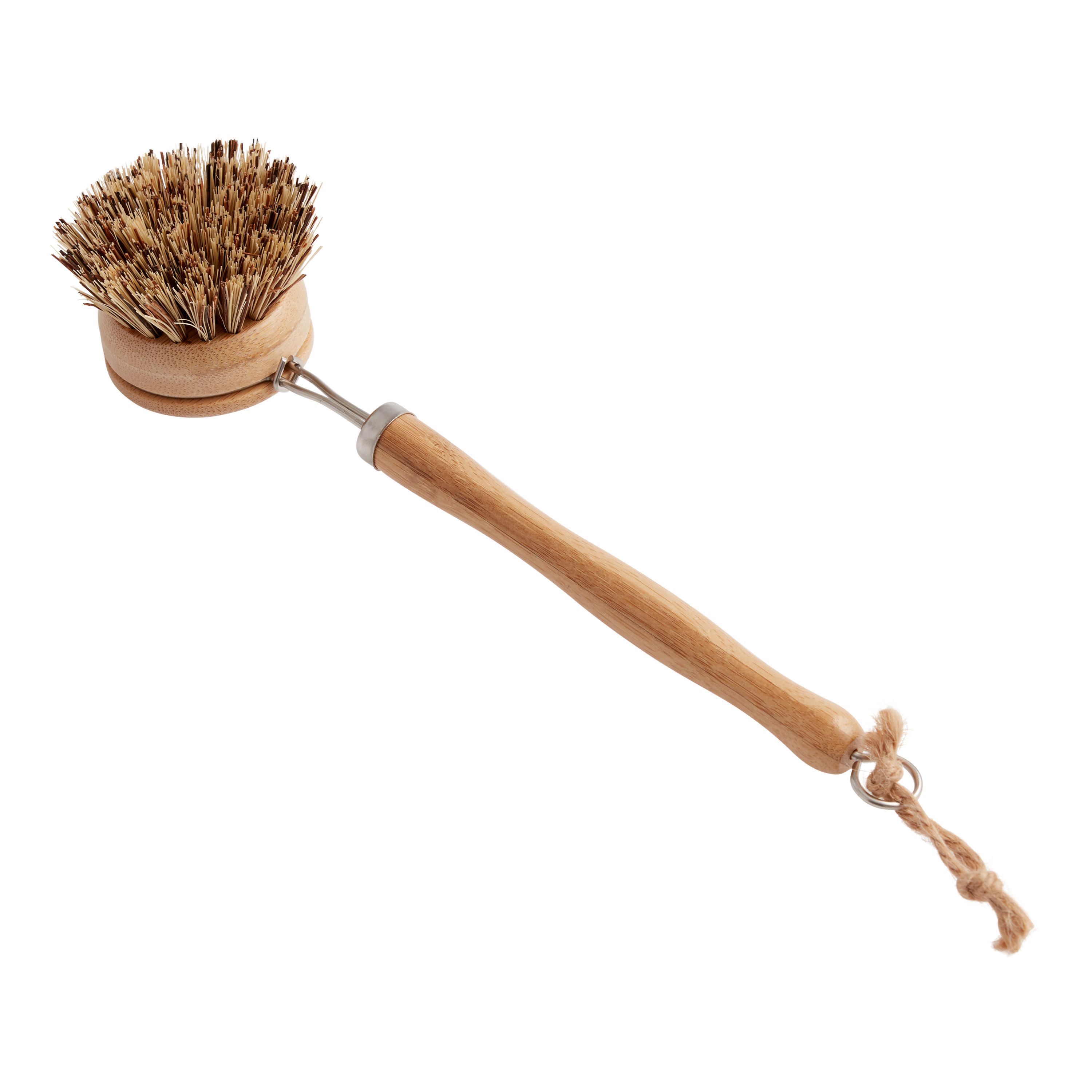 Coconut Fiber and Bamboo Dish Brush | World Market